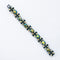 1950s vintage jewelcraft rhinestones bracelet in blue