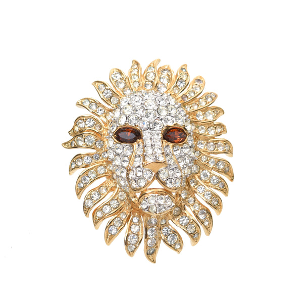 Attwood & Sawyer Lions Head brooch