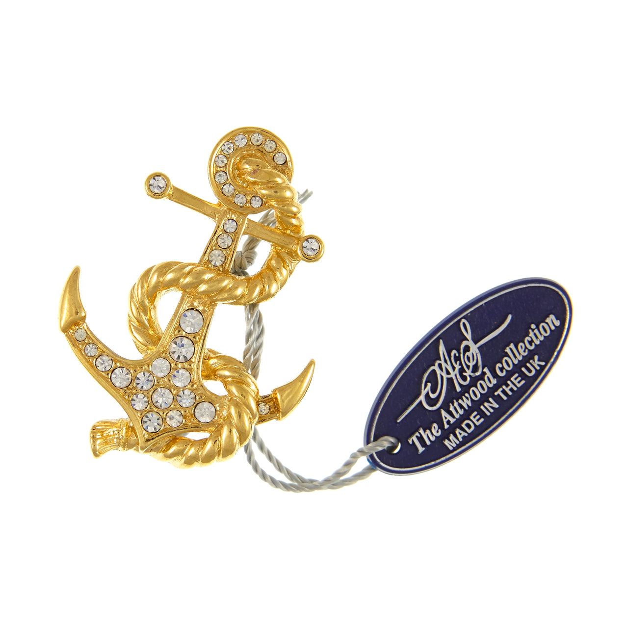 Attwood & Sawyer Anchor Brooch