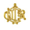 Dior insignia gold plated brooch