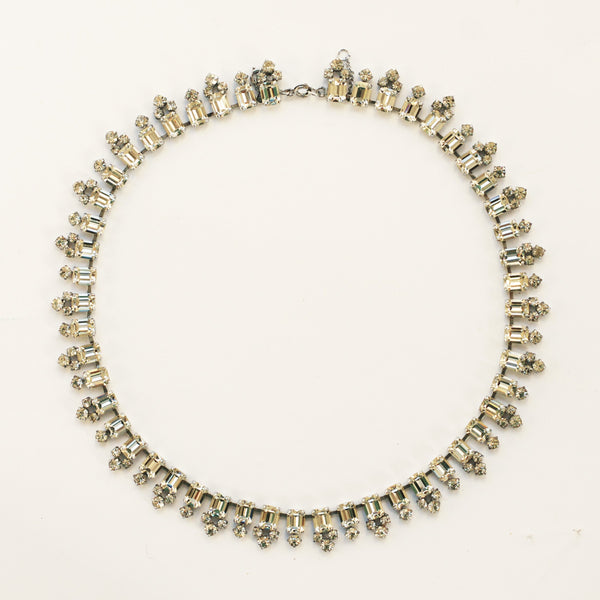 1950s vintage diamante necklace
