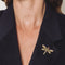 Gold plated Dragonfly Attwood & Sawyer brooch