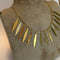 Gold plated Leaf Necklace