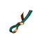 Trifari Vintage ribbon brooch in turquoise