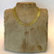 rolled gold necklace on bust