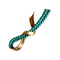 Trifari Vintage ribbon brooch in turquoise