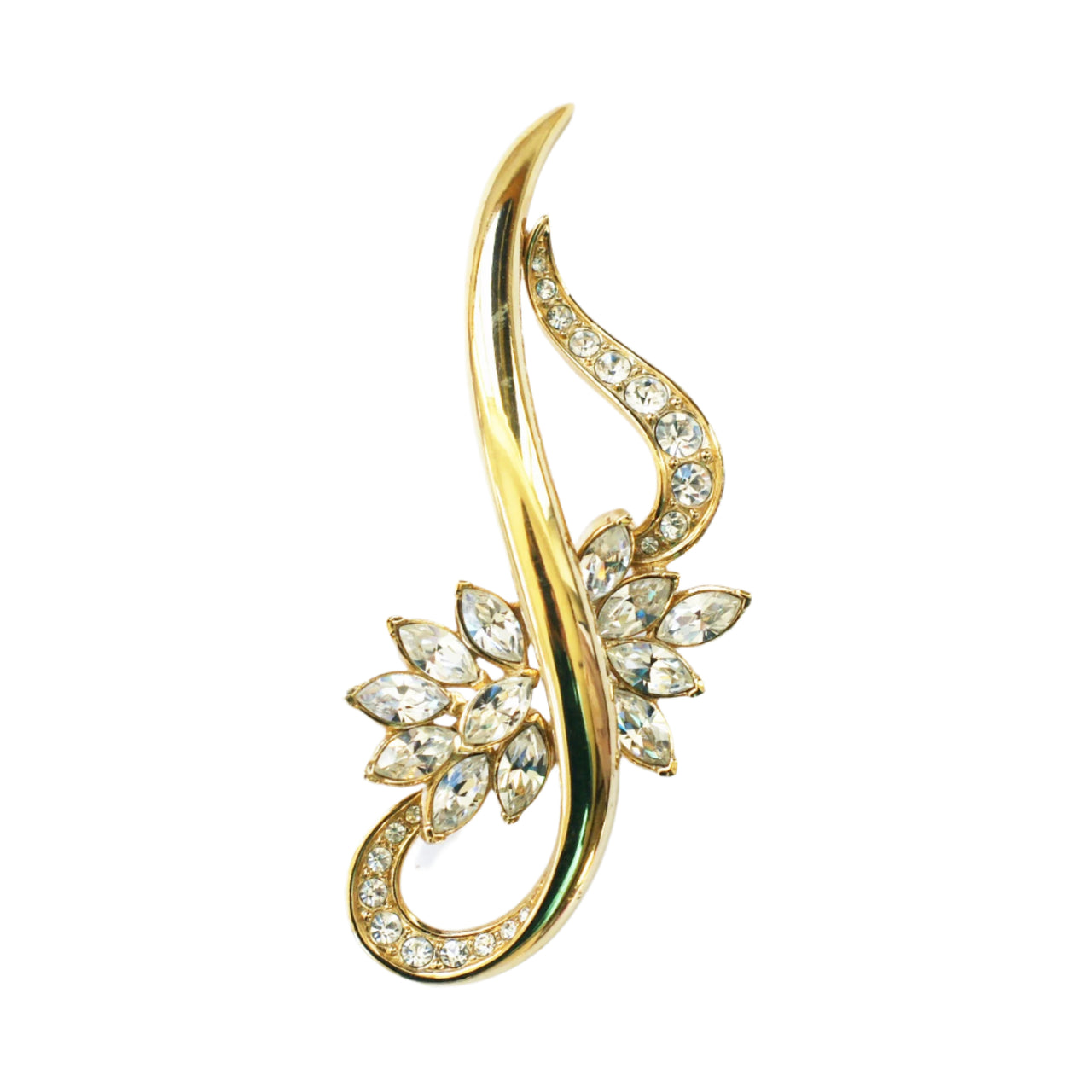 Vintage Attwood & Sawyer gold plated brooch