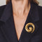 1980s Vintage Monet Swirl Brooch