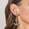 Nautical Anchor drop clip earrings