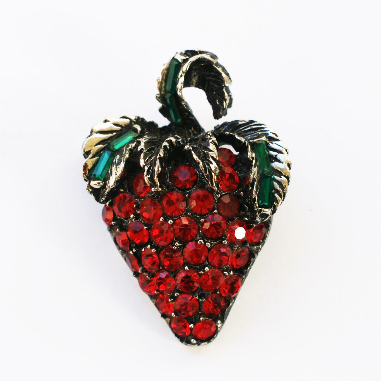 1960s Vintage Pell Strawberry Brooch