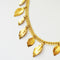 Trifari Dropping Leaves Necklace, Gold Plate