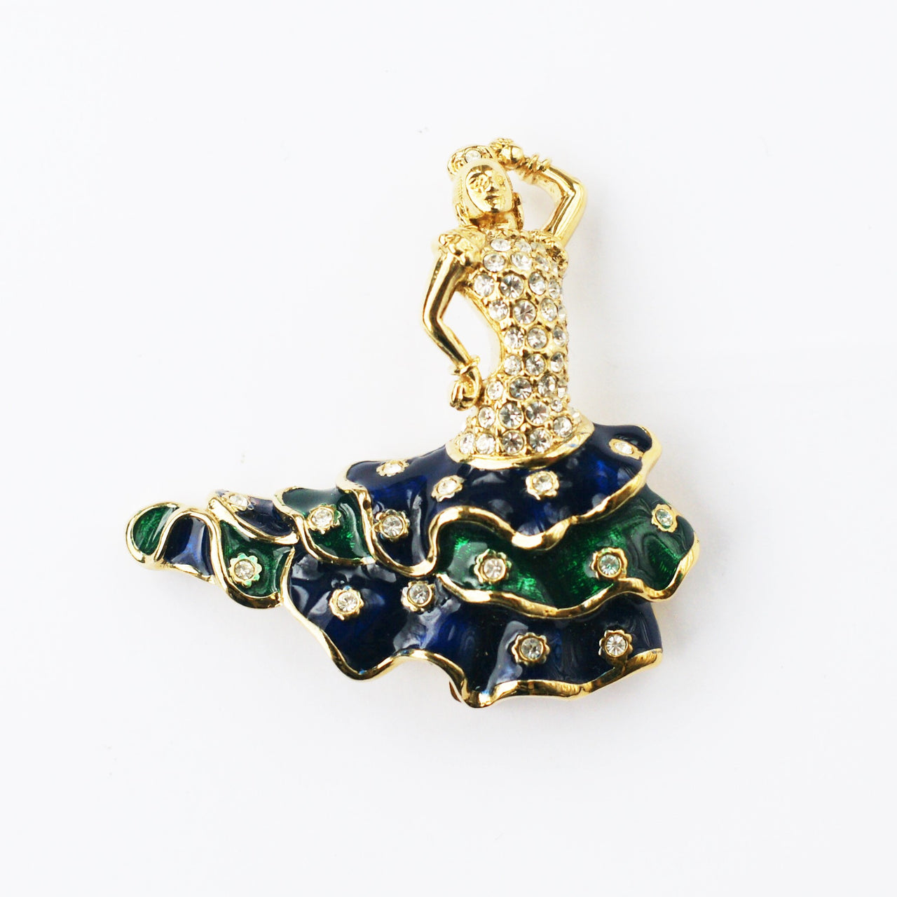 Attwood & Sawyer Flamenco Dancer Brooch