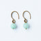 Drop Eau De Nil Semi-precious Earrings