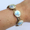 1950s Vintage Floral Bracelet, Blue