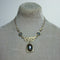 1960s Miracle Necklace, Brooch and Bracelet Set, Blue