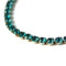 Eclectica Vintage Jewellery | UK | 1960s Vintage Teal Rhinestone Necklace