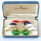 1950s Vintage Trifari Interchangeable Hoop Drop Clip-On Earrings