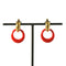 1950s Vintage Trifari Interchangeable Hoop Drop Clip-On Earrings