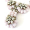 pale pink J Crew statement necklace