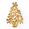 1980s Avon Christmas Tree Brooch, Gold Plate