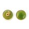 vintage green bakelite clip on earrings