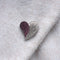 1980s Crystal Two-tone Heart Brooch