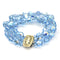 1960s Vintage Crystal Bracelet, Blue