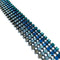 1980s Vintage Ombre Rhinestone Bracelet, Blue, Teal