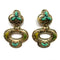 1980s Vintge Statement Drop Earrings, Clip-On