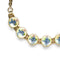 1950s Vintage Floral Necklace, Blue