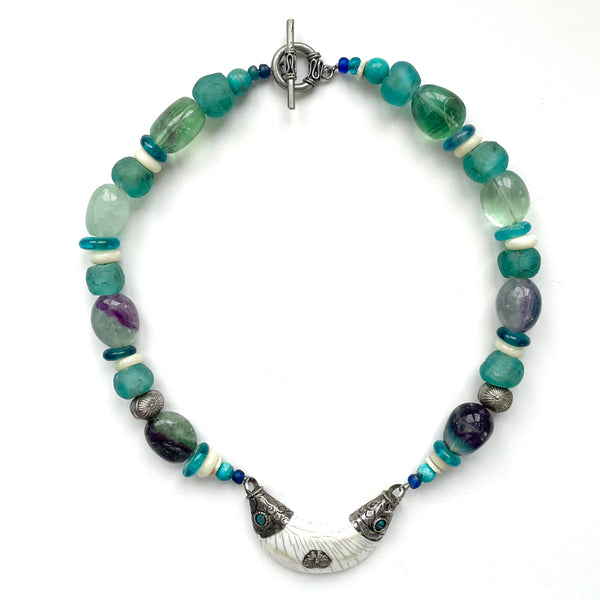 Vintage Semi-precious Stones Necklace