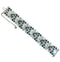1950s Vintage Floral Jewelcraft Bracelet, Blue