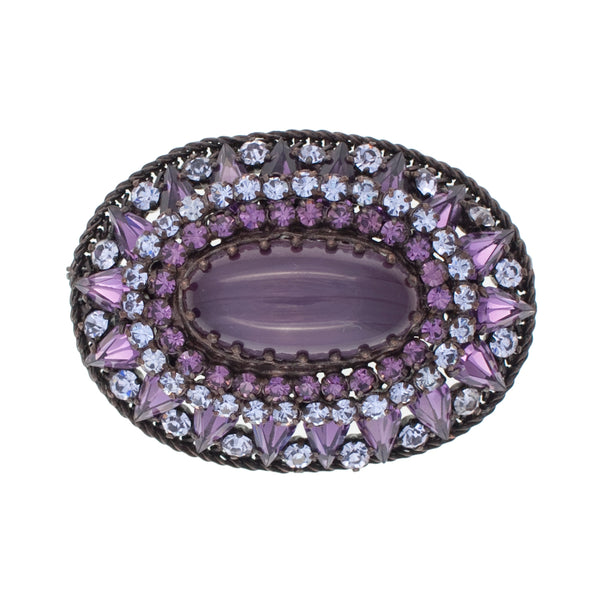 Purple Vintage Brooch marked Austria