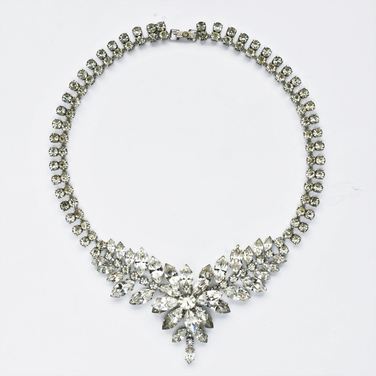 1950s Vintage Statement Diamante Necklace