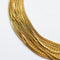 1960s vintage gold-plated chains necklace