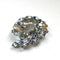 Sherman iridescent Vintage sparkly brooch