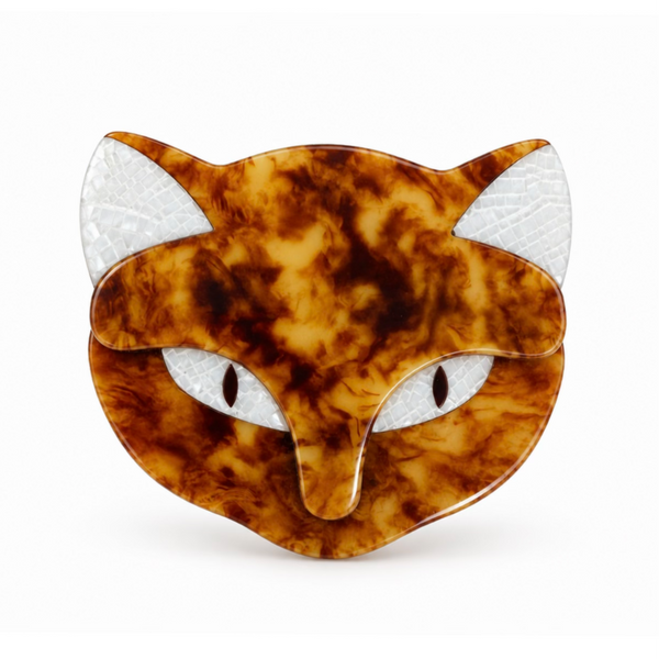 Lea Stein Attila Cat Brooch