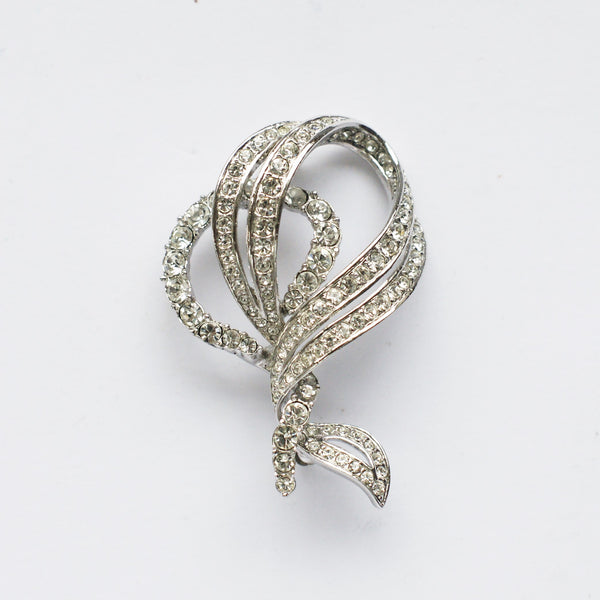 1960s Vintage Attwood & Sawyer Ribbon Brooch