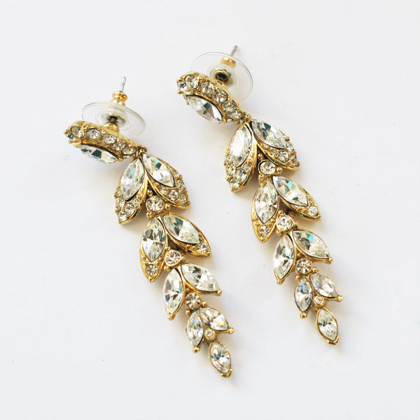Vintage Attwood & Sawyer Drop Earrings, Pierced