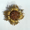 vintage gold plated brooch by corocraft from the 1960s