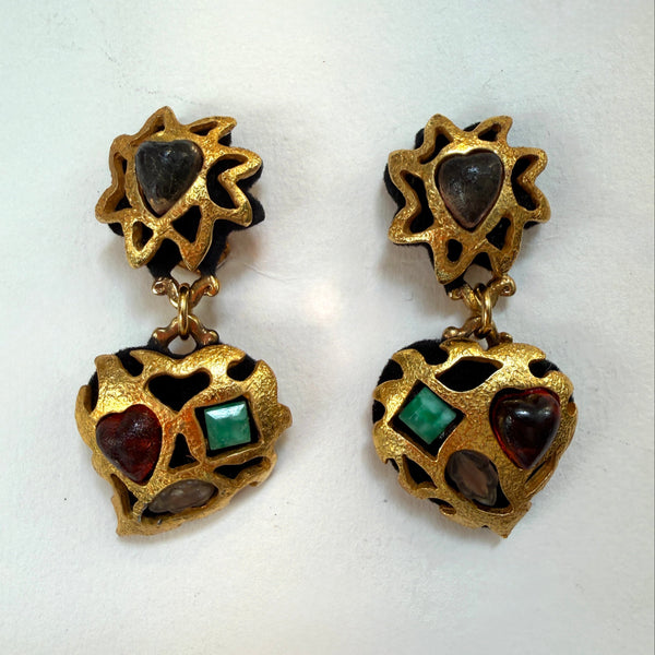 Reserved for Rachel Drop leaf earrings