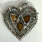 reverse of vintage brooch made in Austria