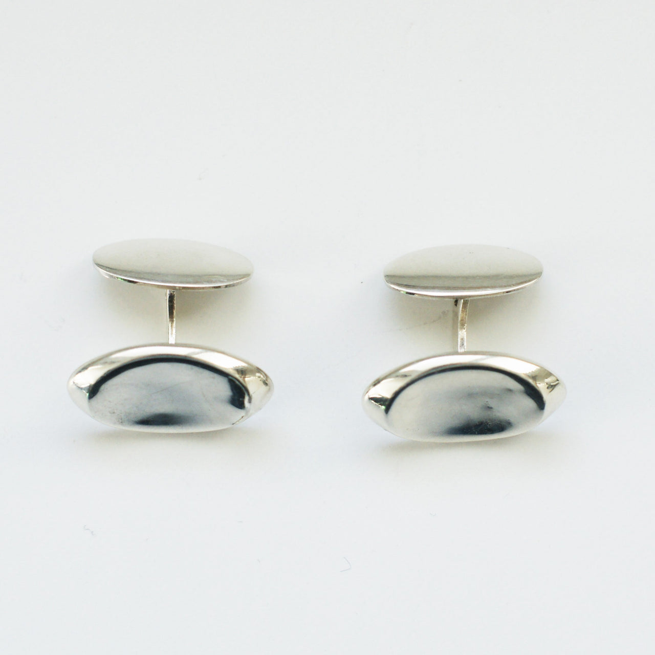 vintage silver classic cufflinks