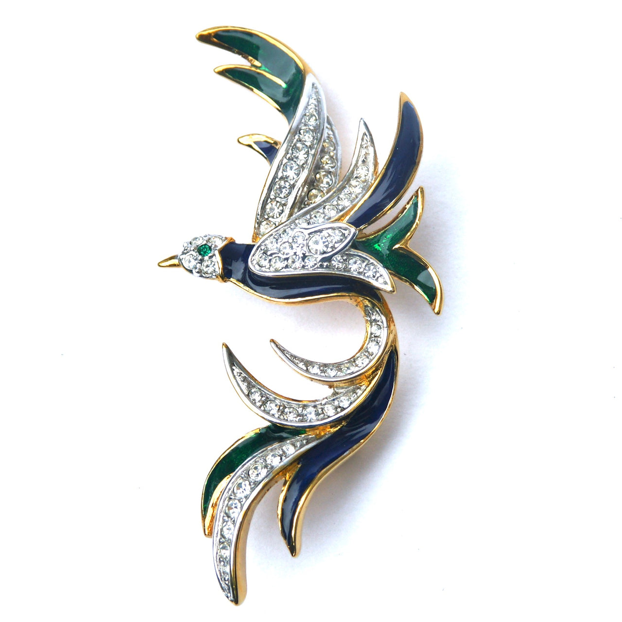 1980s Vintage Attwood & Sawyer Bird of Paradise Brooch