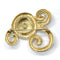 Eclectica Vintage Jewellery | UK | 1980s Vintage Givenchy Swirls Brooch