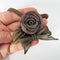Vintage Rose & Bow Mesh Necklace