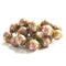 1950s Vintage Venetian Glass Beads Necklace, Pink, Beige