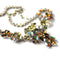 close up of vintage swarovski crystal necklace