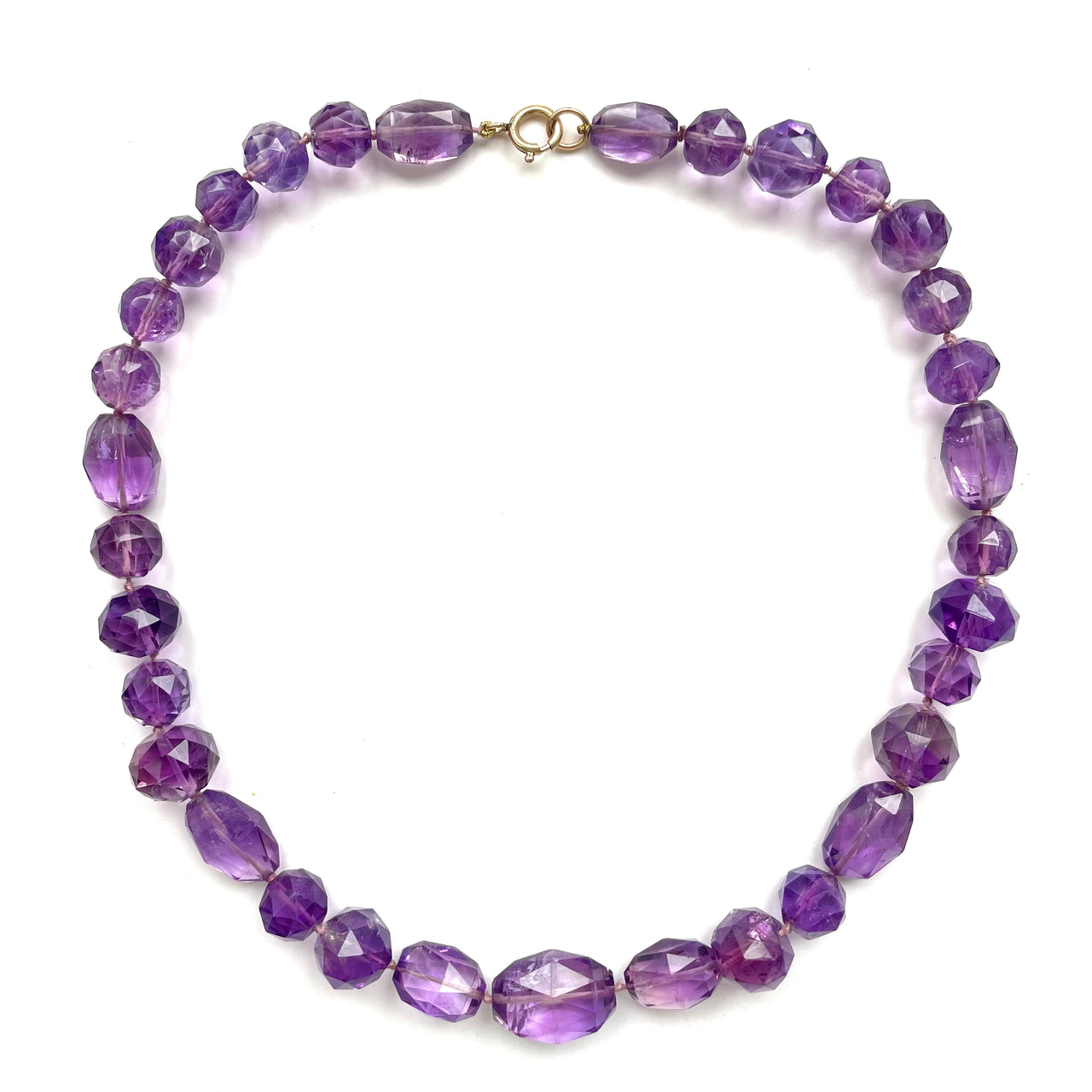 Amethyst 2025 bead necklace